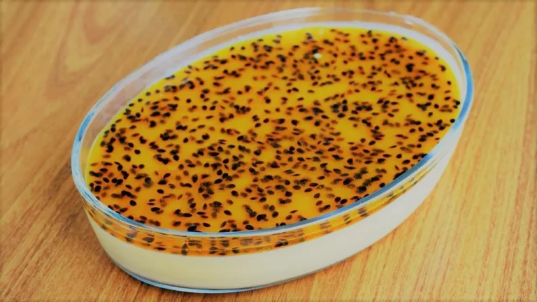 Mousse cremosa al frutto della passione
