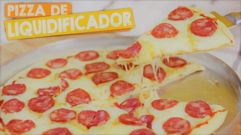 Pizza frullatore (impasto fatto in casa)