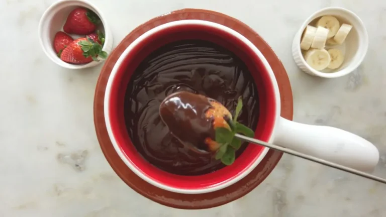 Fonduta di cioccolato