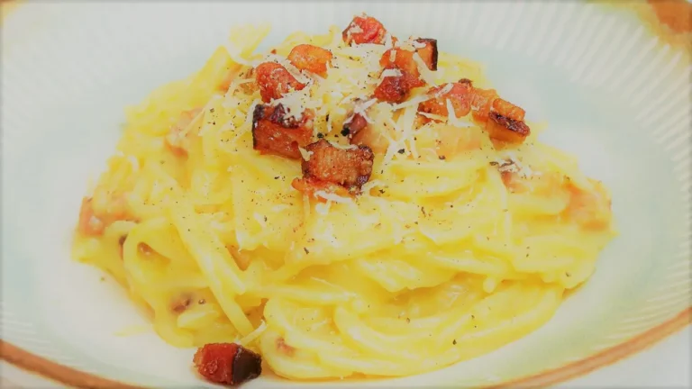 Pasta cremosa alla carbonara