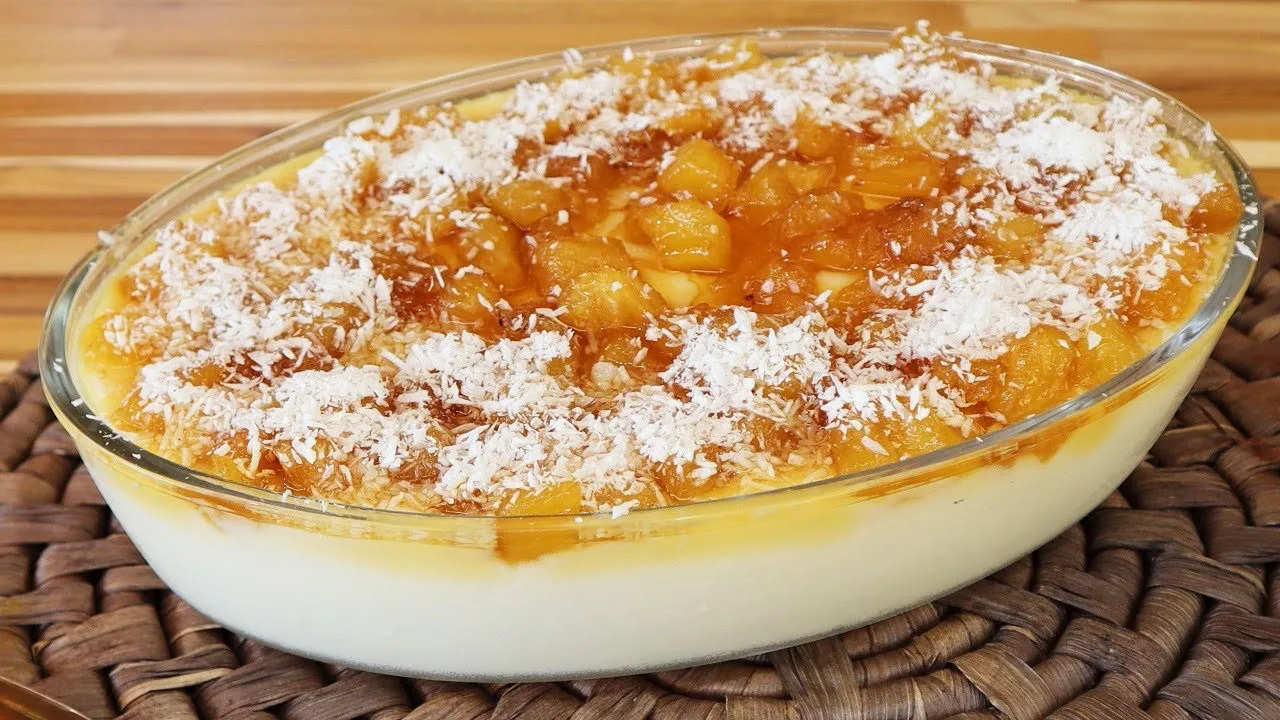 Pineapple Ice Cream with Coconut