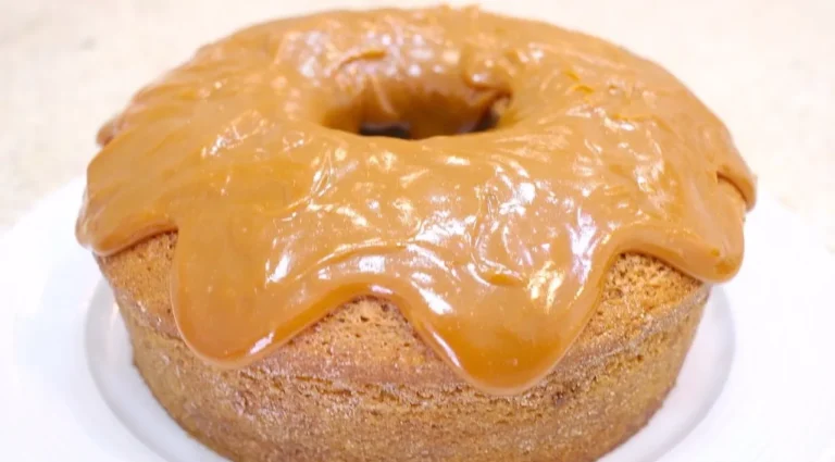 Torta Churros con glassa al Dulce de Leche