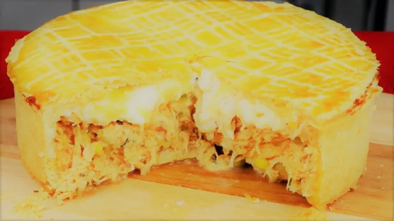 Torta cremosa di pollo