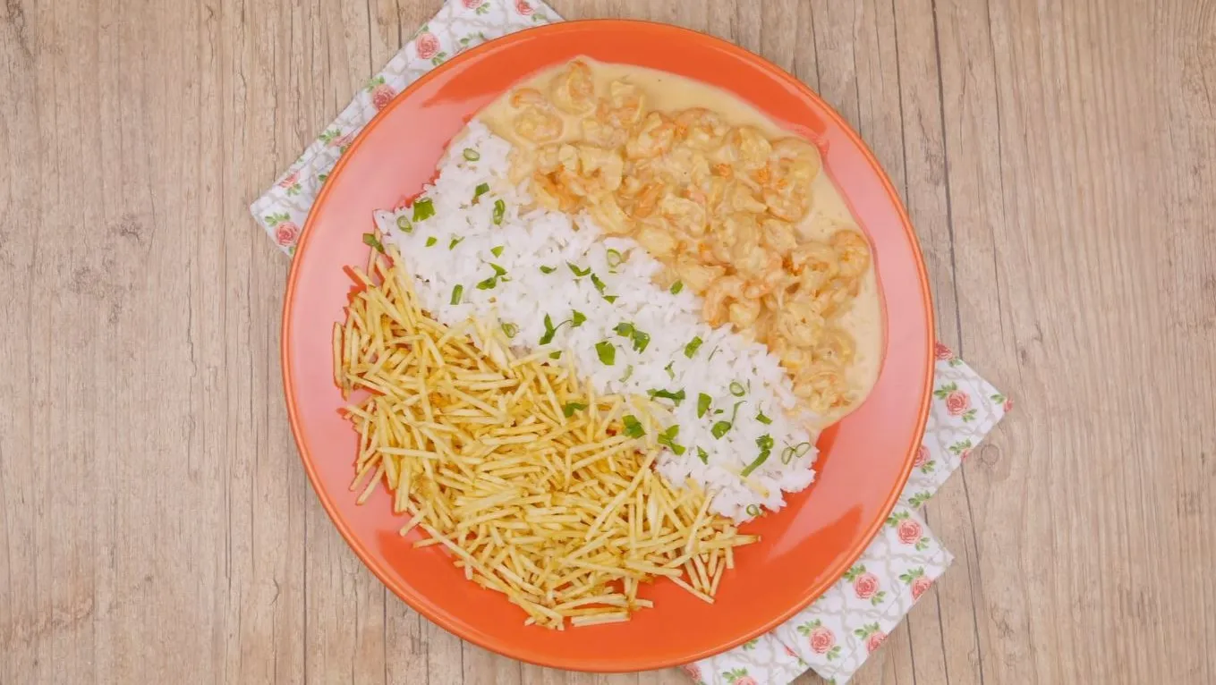 Gamberi alla Stroganoff